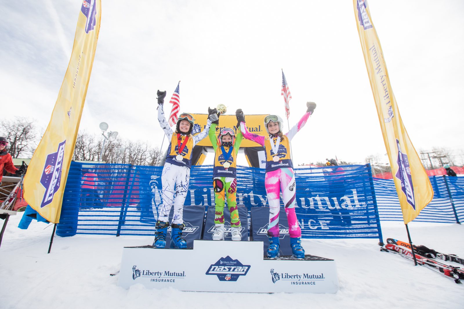 Ladies Race of Champions podium