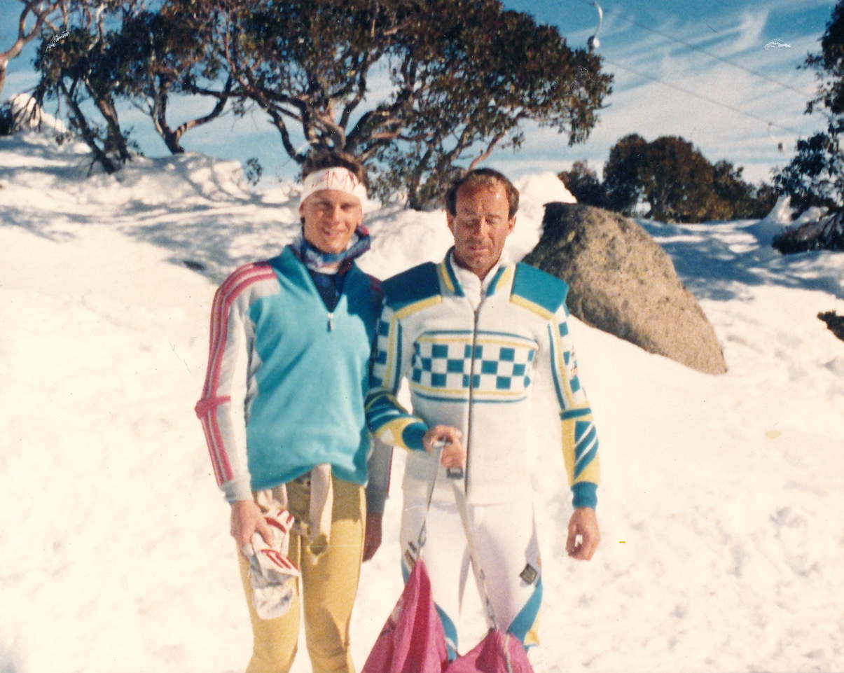 Andy McKeon with Stenmark