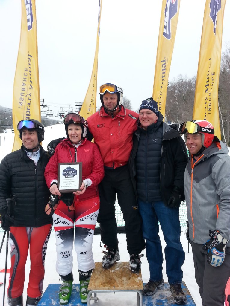 The Grumman A Ski Club team took the win in the Friends Team Race