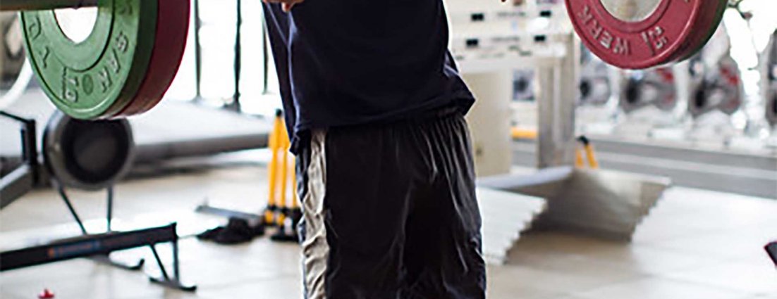 U.S. Ski Team members use weights to lift