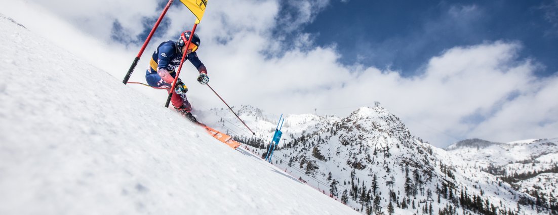 Marco Sullivan at Squaw for NASTAR Nationals