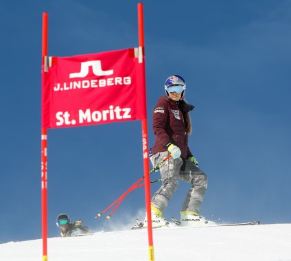 Lindsey Vonn at the St. Moritz World Championships